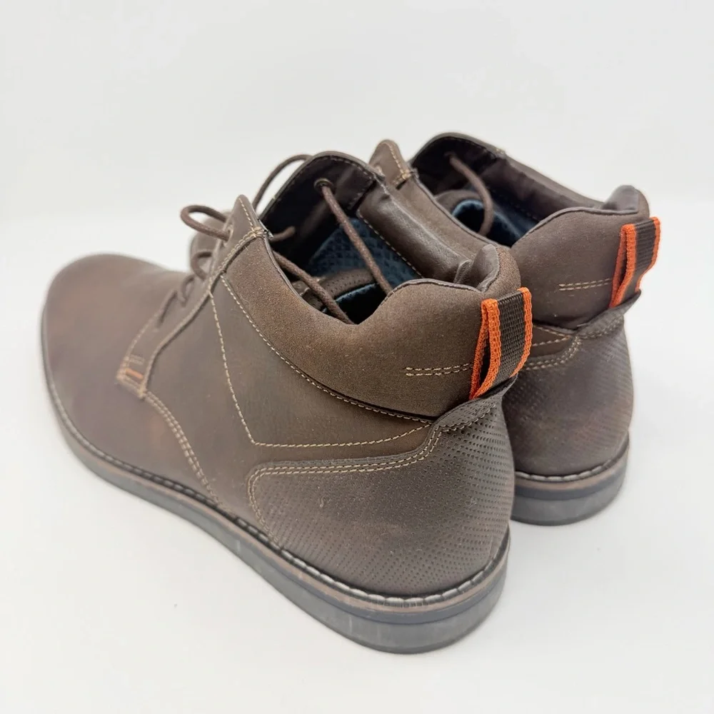 Nunn Bush - All Manmade - Size 11 Men's Brown Ankle Boots